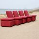 5-seater modular sofa, France, late 1970s.