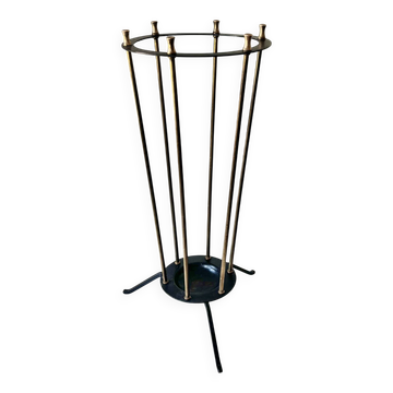 Mid Century brass umbrella stand