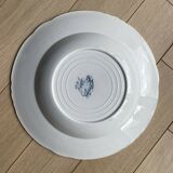 Plate hollow earth of iron Saint Amand model Manon art nouveau