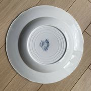 Plate hollow earth of iron Saint Amand model Manon art nouveau