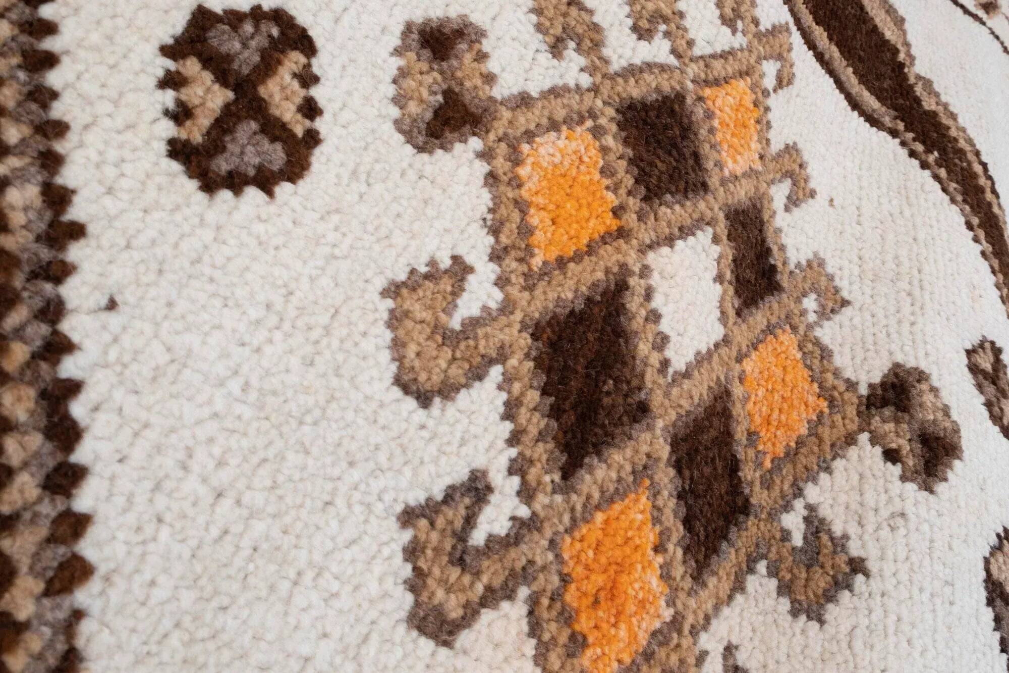Vintage Turkish hallway rug 117x368 cm