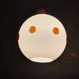 Pendant lamp ball in opaline