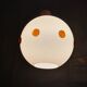 Suspension boule en opaline