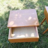 2 vintage bedside tables 1950/1970