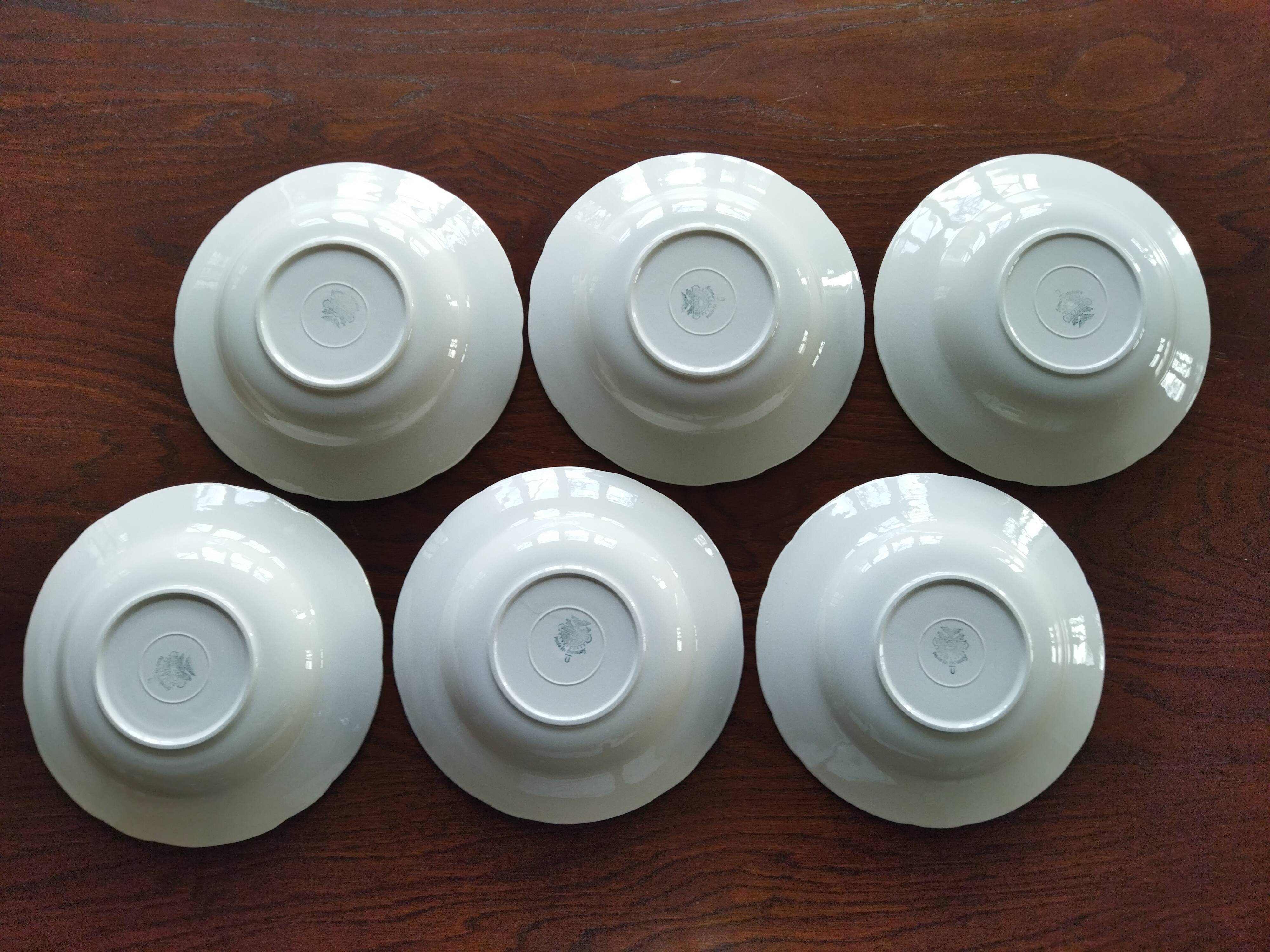 12 assiettes creuses Villeroy & Boch vintage 1960
