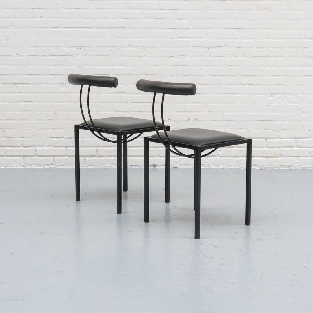 Chaise de salle à manger postmoderne Artelano