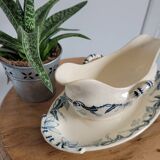 Sauce boat Pétrus Sarreguemines and Digoin