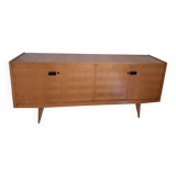 Vintage Scandinavian style sideboard in light wood