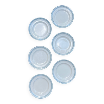 Assiettes terre de fer Longwy