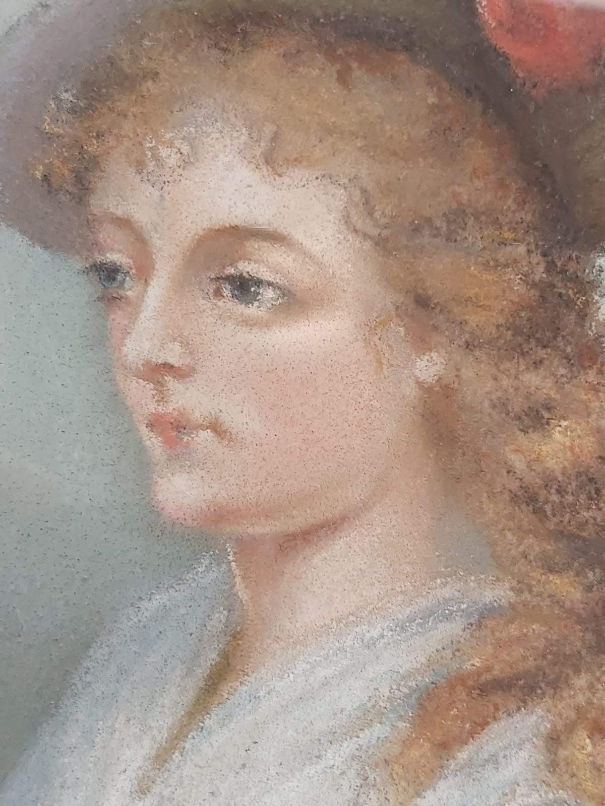 18th century pastel portrait