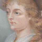 Portrait pastel 18ème siècle