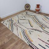 Handmade wool Berber rug 310 X 192 CM