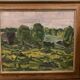 Original Swedish Oil on Panel – “Trees” by Gunnar Wärn – Signed