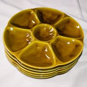6 assiettes à crustacés Gien