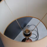 Teak desk lamp