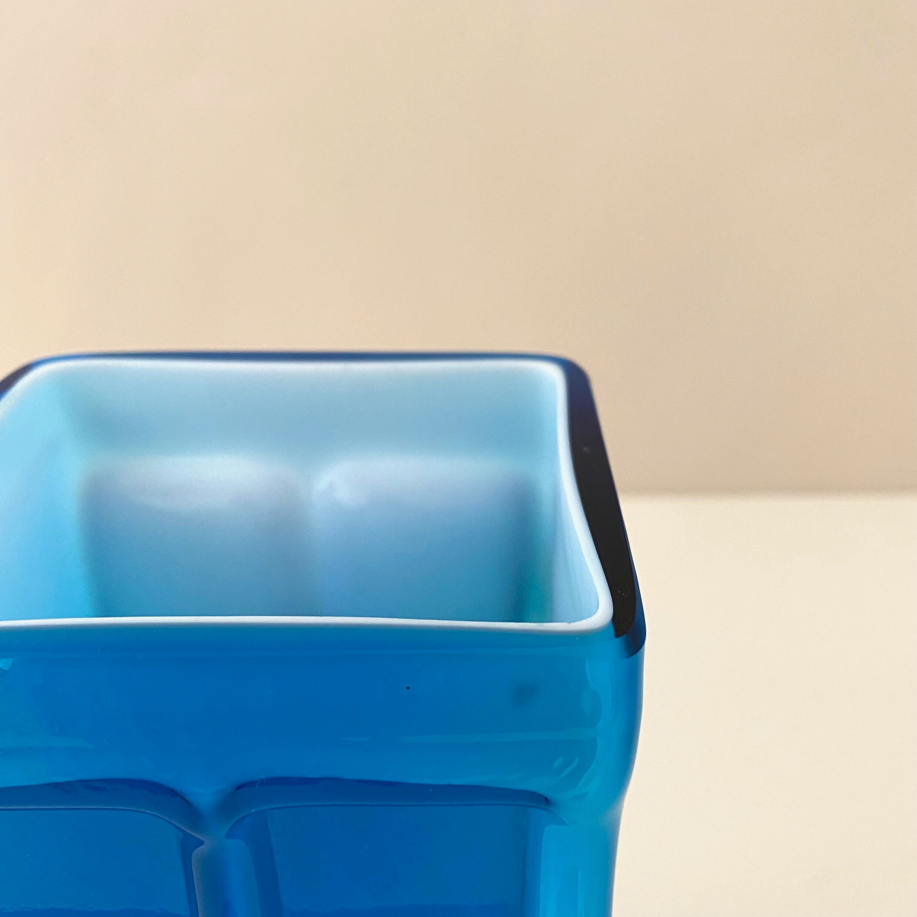 Friedrich Glas vase, Op Art, 60's interior