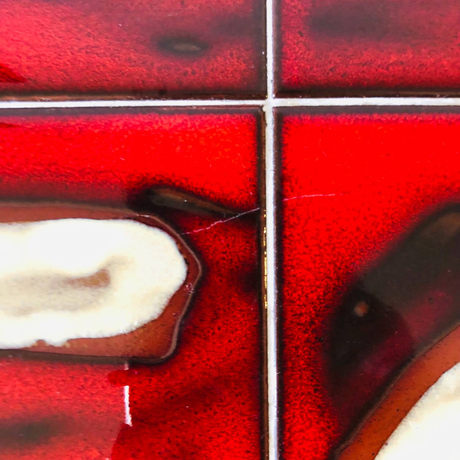 Brutalist ceramic coffee table by Dan