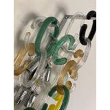 Applique contemporaine en verre style Venini, Italie