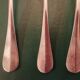 4 old small spoons monogrammed CG Orfèvrerie Christofle