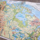 Carte scolaire vintage canada mdi année 1971