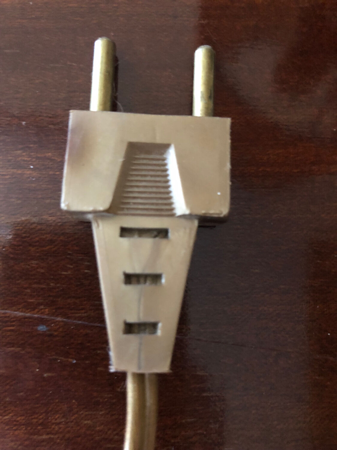 Table lamp wood and jute