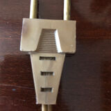 Table lamp wood and jute