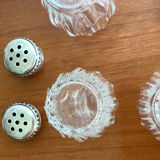 Christofle salt shakers with silver cap