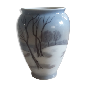 Danish porcelain vase by B-G