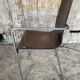 ZOE Armchair Design By Archirivolto LIGNE ROSET Grey Metal + Wood Shell