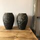 Pots de fleurs en fonte