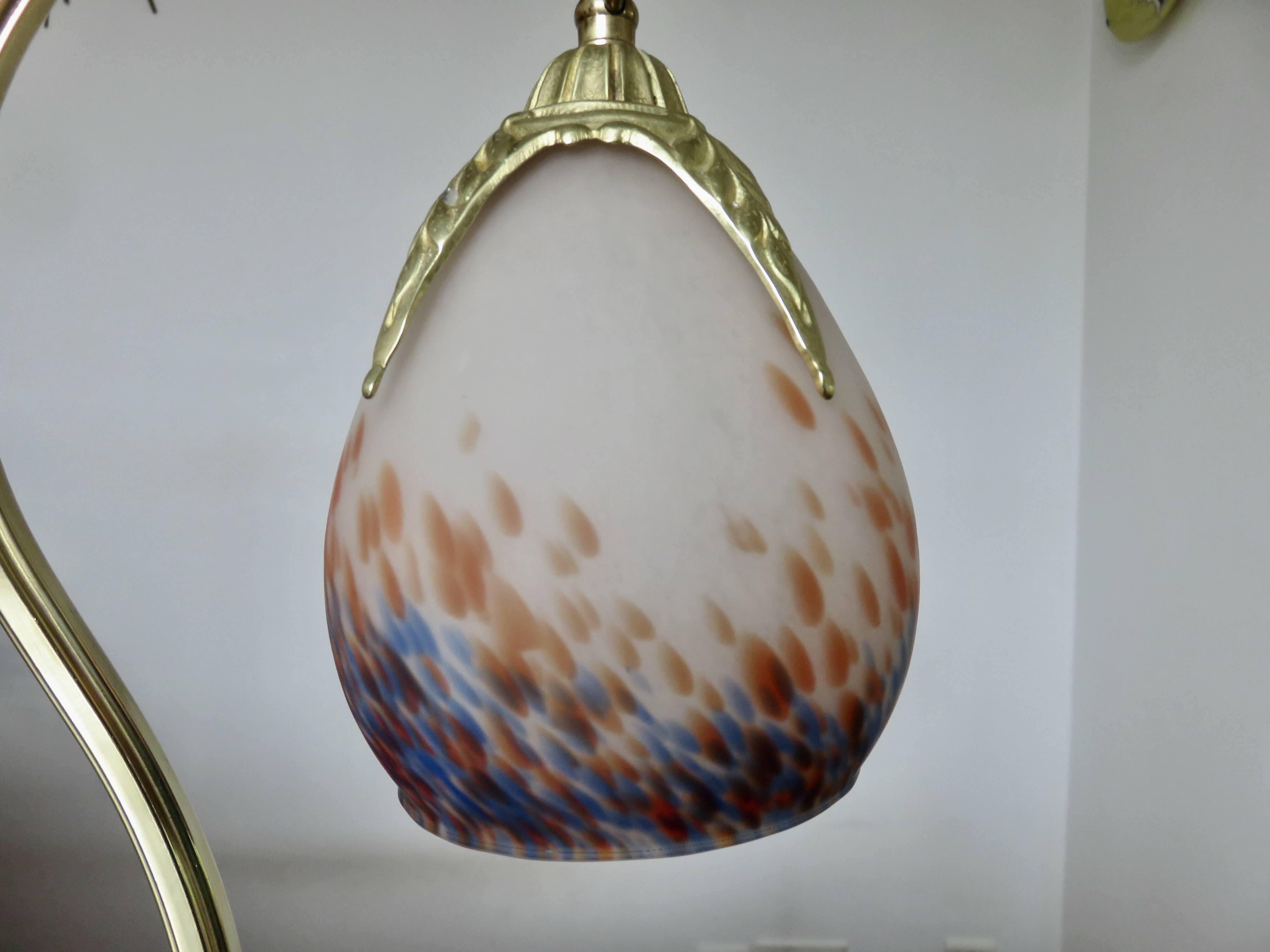 Lampe Berger Diffuseur De Parfum, Verre Marmoréen Rose, Métal Doré, Complète
