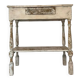 Patinated wooden work table