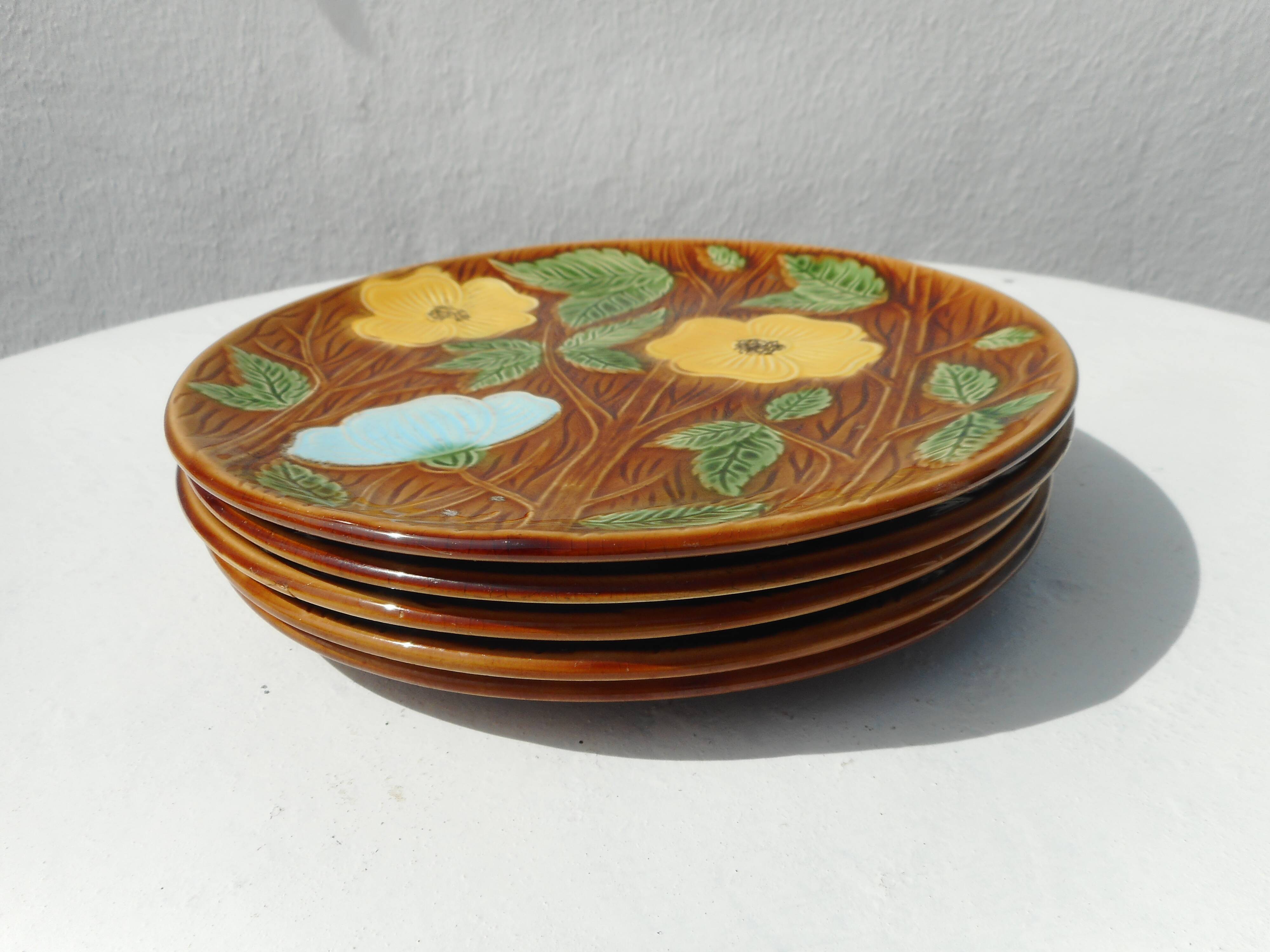 Set of five slurry plates