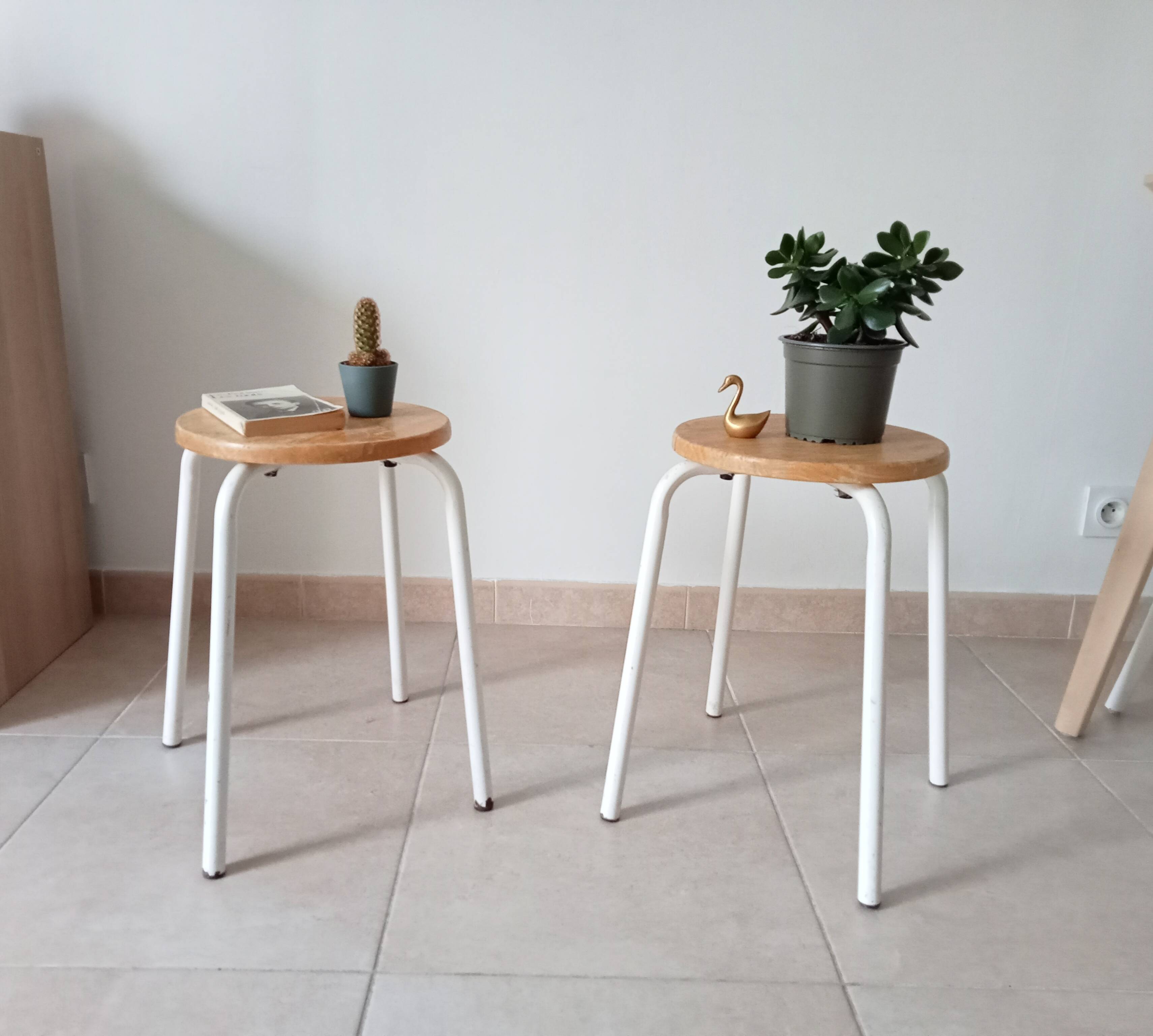 Pair of vintage stools