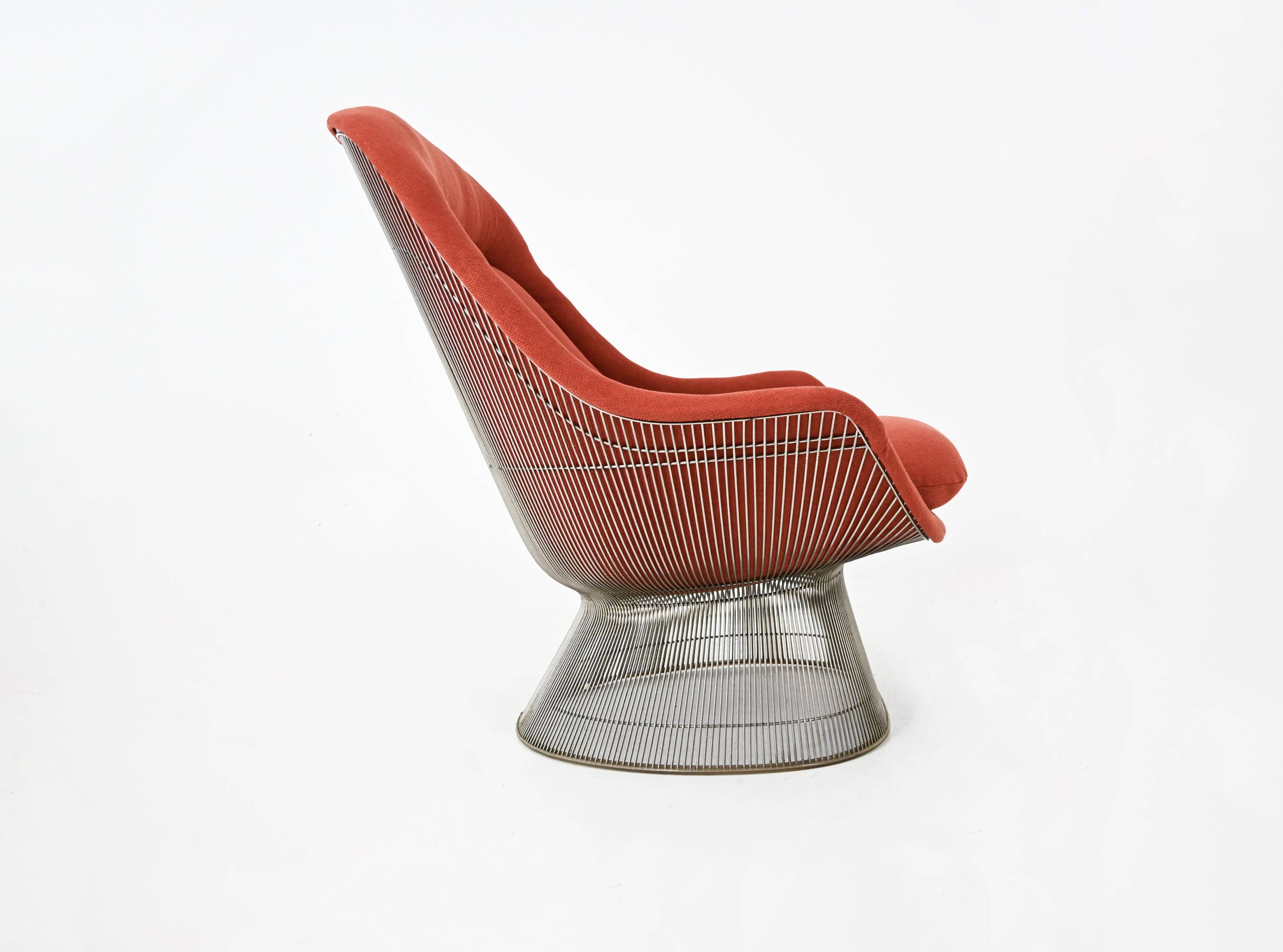 Fauteuil et repose-pieds par Warren Platner pour Knoll International, 1960s
