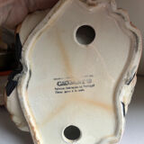 Earthenware crab box signed Michel Caugant
