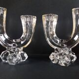 Paire chandeliers cristal