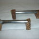 Set de 12 porte couteaux de 1960 bois & alu