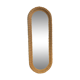 large wicker mirror