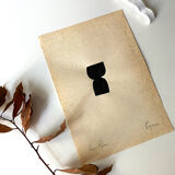 3 original ink drawing on vintage paper, A4