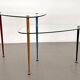 Italian Arlecchino Side Table in Glass by Edoardo Paoli for Vitrex