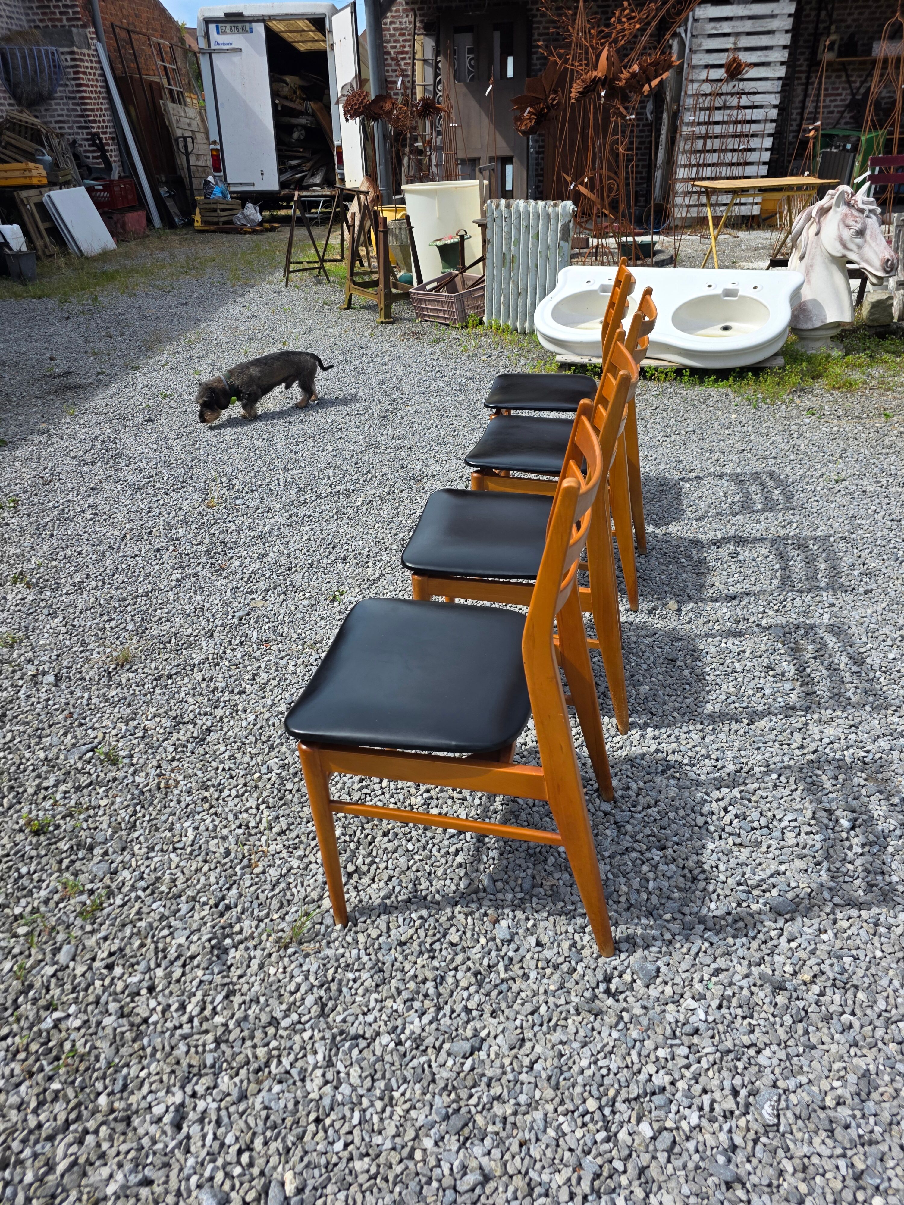 4 Scandinavian chairs from the 1960s