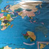 World map of Tunisia