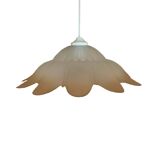 Lustre verre fleur