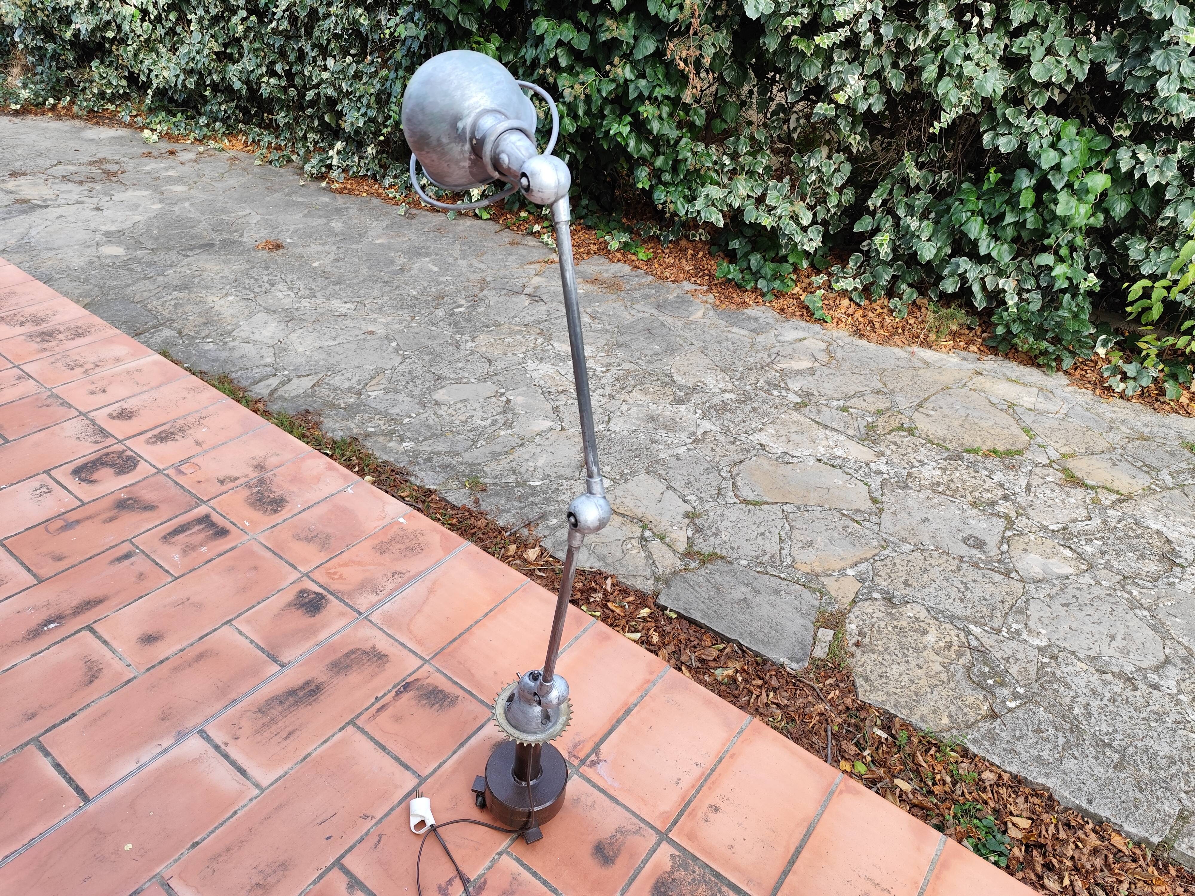 Jieldé Floor Lamp, 2-Arm Vintage Table Lamp, 50s/70s