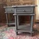 Pair of vintage bedside tables in fir, reimagined – waxed finish – both elegant.