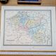 La Belgique, carte ancienne, imprimée en 1852.