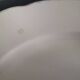 Set of 6 Villeroy and Boch flat plates in ivory color and gold edging