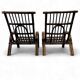 2 fauteuils vintage en rotin