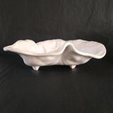 Vintage ceramic cabbage leaf cut